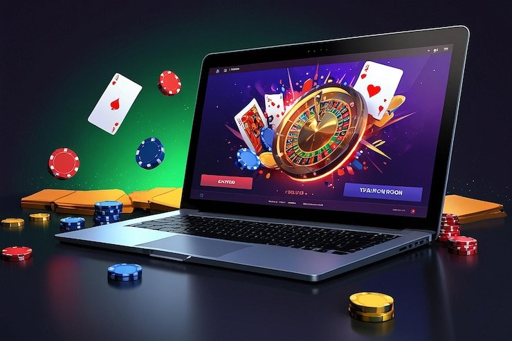 Ilustrasi pengguna mendapatkan edukasi responsible gaming melalui platform digital terpercaya